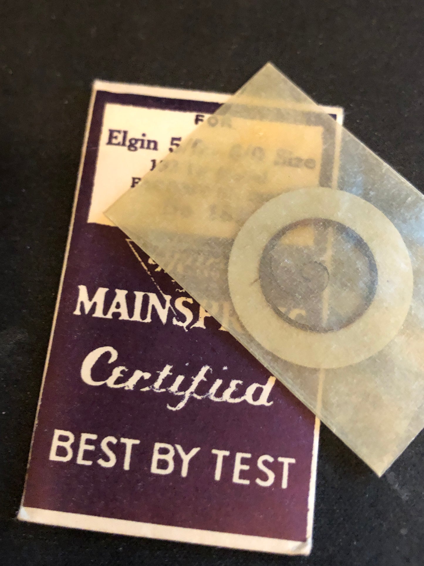 Marco Mainspring #181 for 5/0s & 6/0s Elgin Factory No. 2890 - Steel