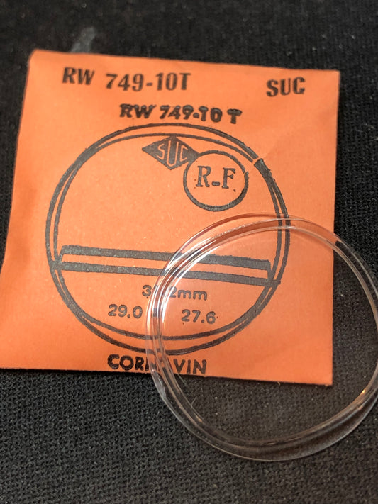 SUC Rocket Crystal RW 749-10T for Cornavin Swiss Wrist Watch - 29.0 x 27.6mm - New