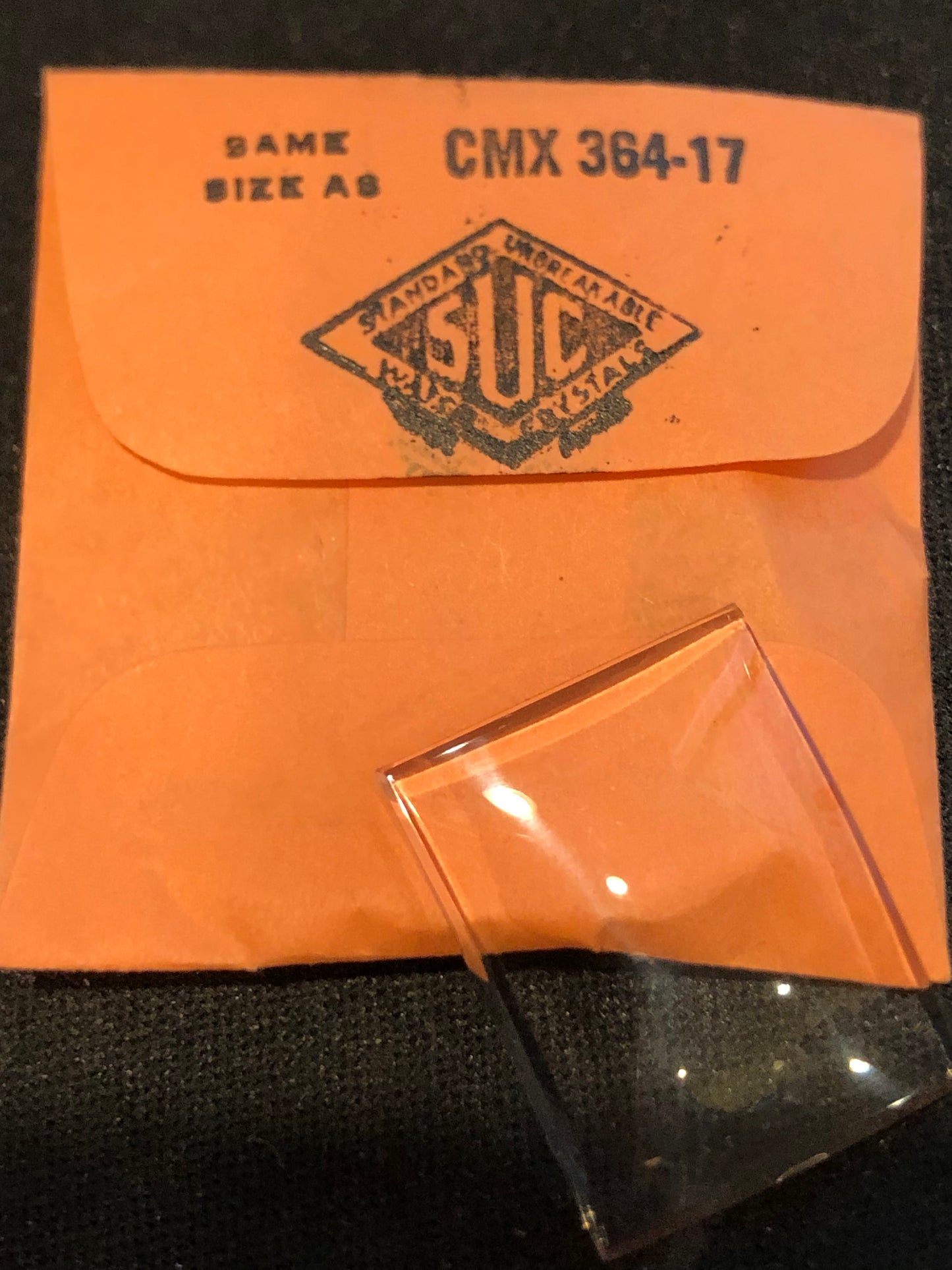 SUC Rocket Crystal RMS 164-19 for ELGIN 23.9 x 18.3mm - New