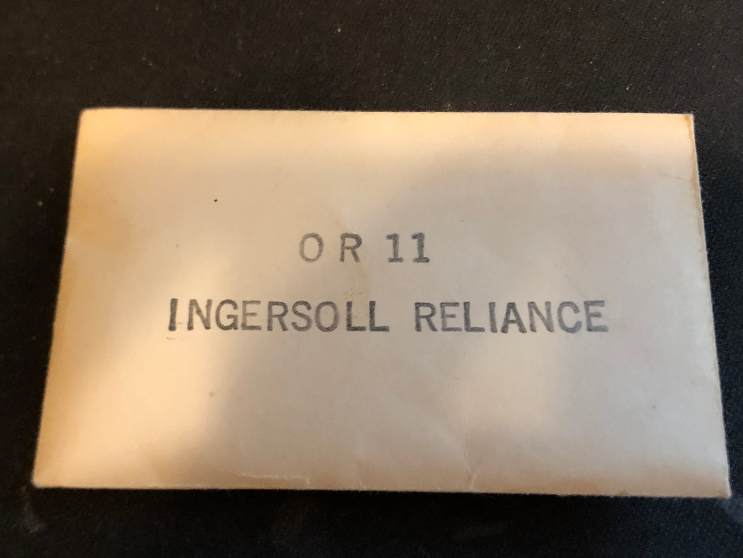 Ingersoll Mainspring for Reliance Pocket Watch Factory No. 1365 - Steel