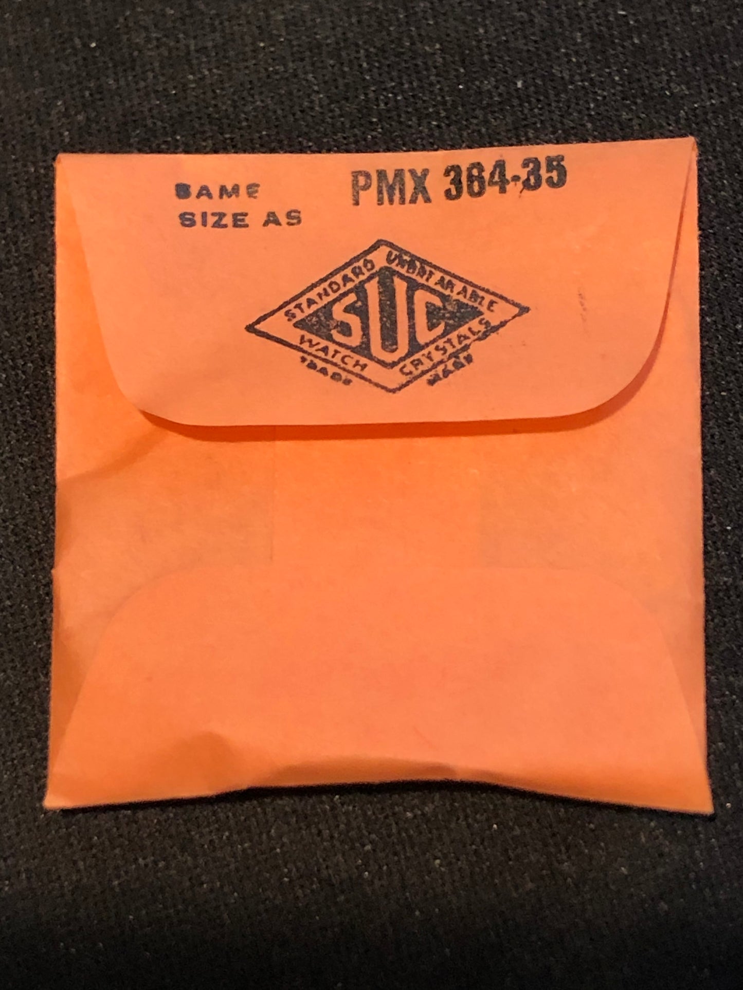 SUC Rocket Crystal RMS 163-15 for ELGIN case #2251 - 59 & ILLINOIS - 23.8 x 15.8mm - New