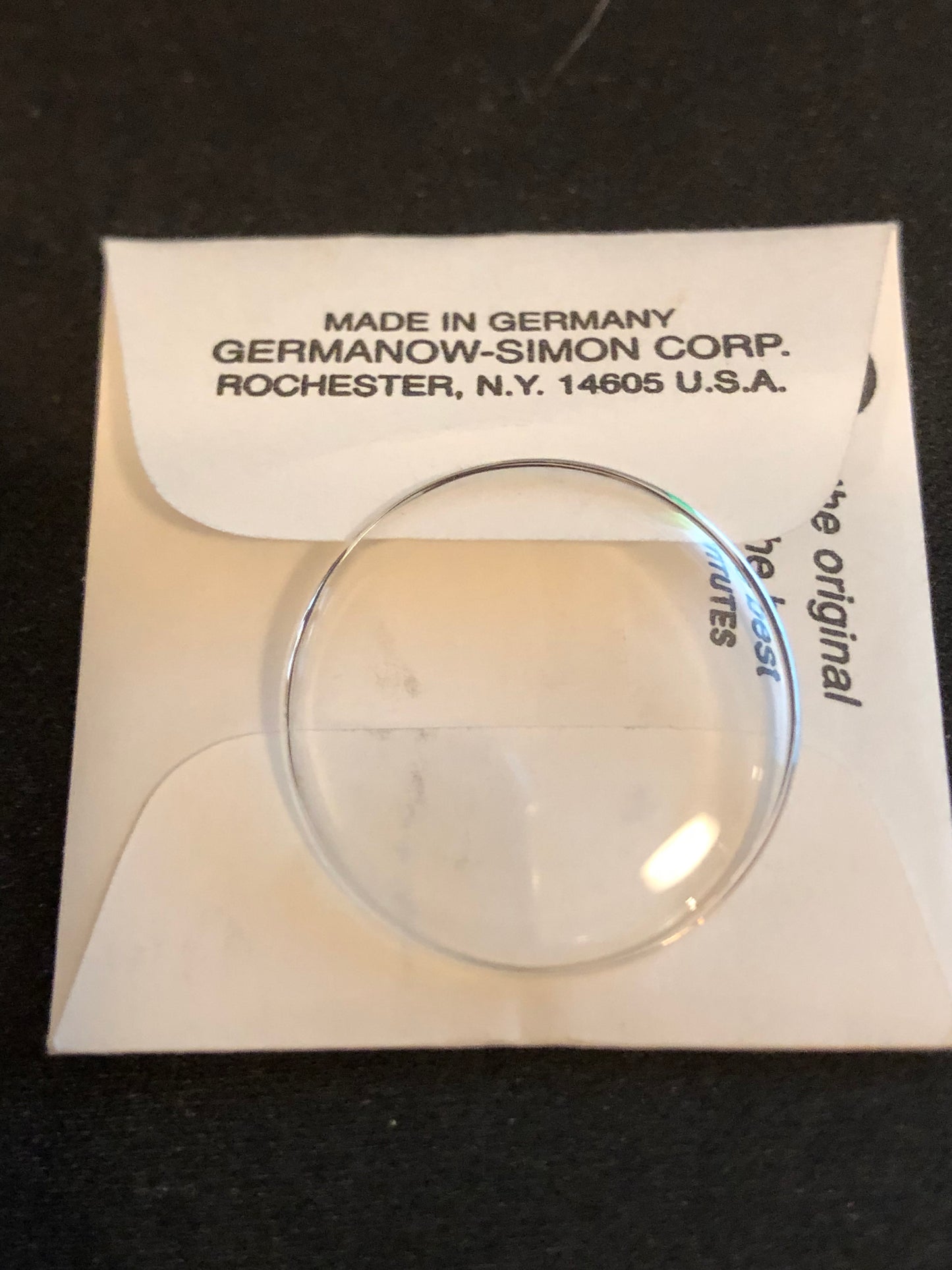 GS PK19½ Wrist Watch Crystal 25.0mm - New