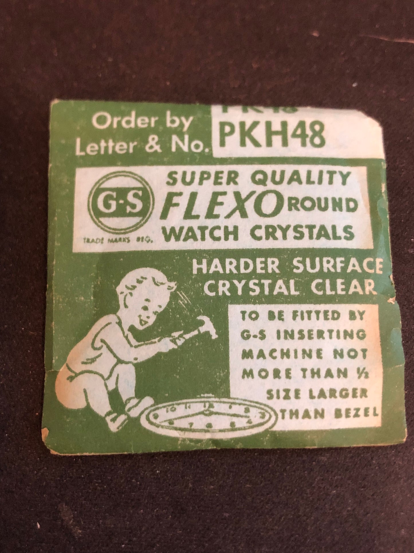 GS PKH48 Pocket Watch Crystal 43.1mm - New