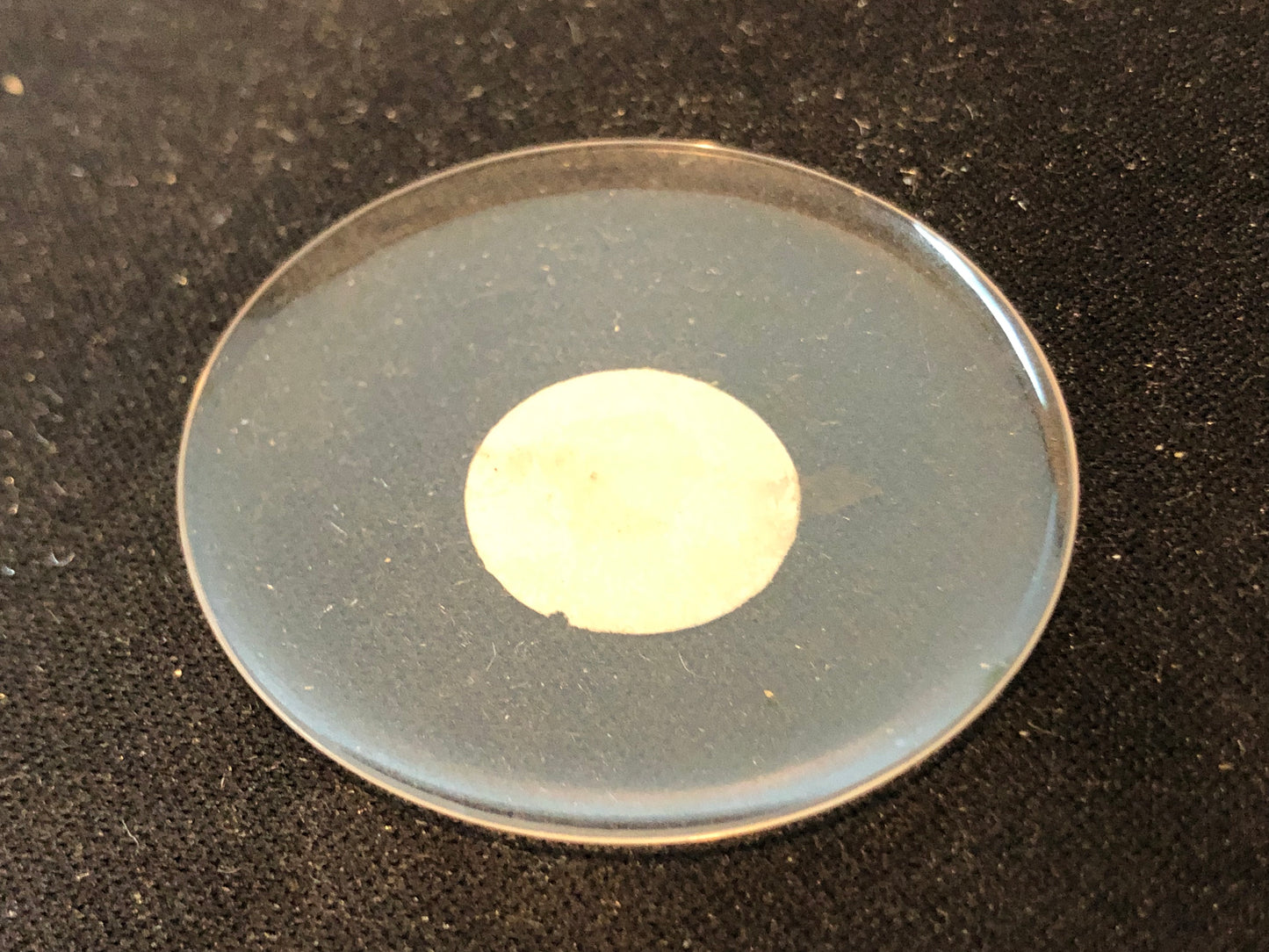 Vintage Glass Hunting Case Watch Crystal 19-9/16 (~44.1mm) - NOS