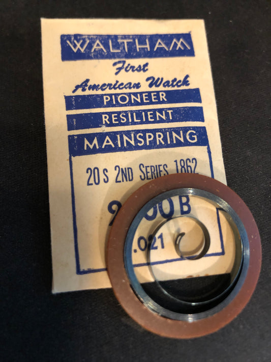 Waltham Factory Mainspring for 20s Model 1862 No. 2200B - Steel