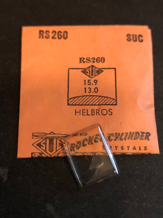 SUC Rocket Crystal RS 260 for HELBROS 15.9 x 13.0mm - New