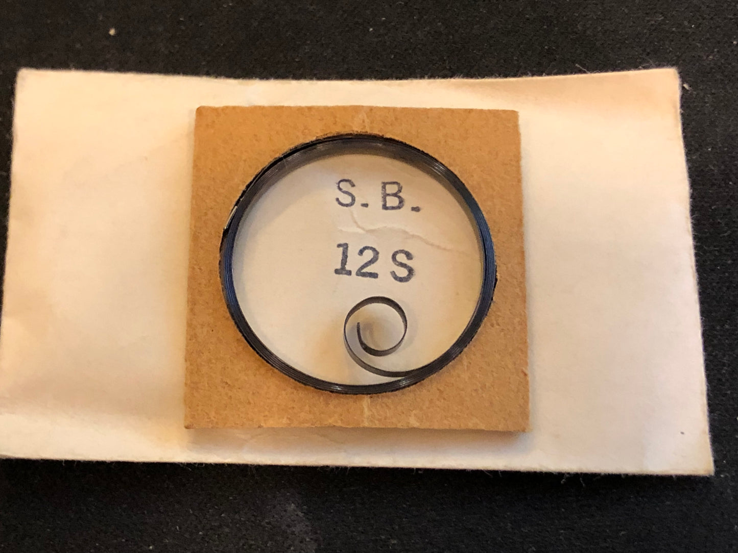 Unmarked Mainspring for 12s South Bend Factory No. 55528 - Steel