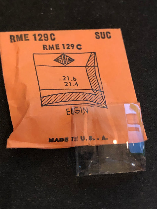 SUC Rocket Faceted Crystal RME 129C for ELGIN - 21.6 x 21.4mm - New