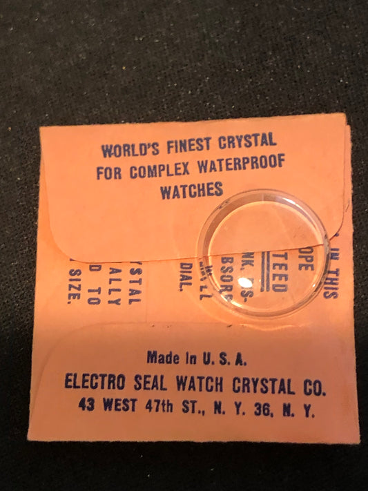 Electro-Seal #200-A-00 Wrist Watch Crystal 18.0mm for Benrus Water Countess - New