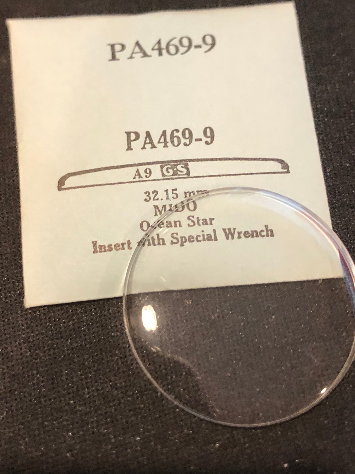 GS PA469-9 Watch Crystal 32.15mm for MIDO Ocean Star - New