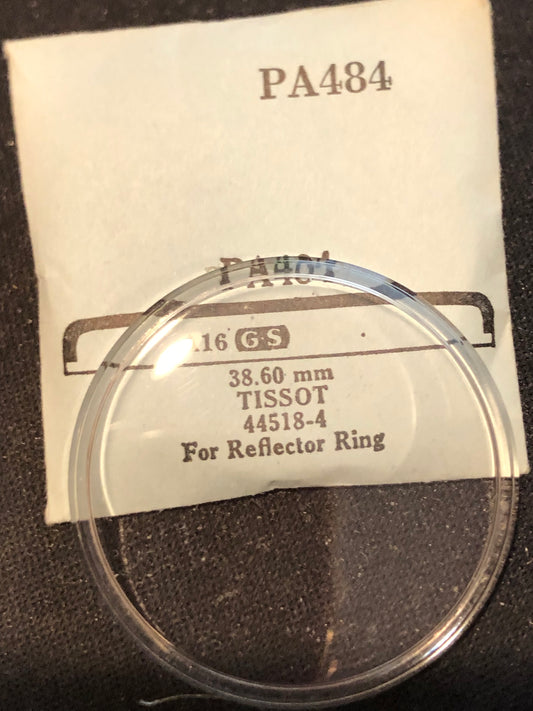 GS PA484 Watch Crystal 38.60 mm for TISSOT 44518-4 - New