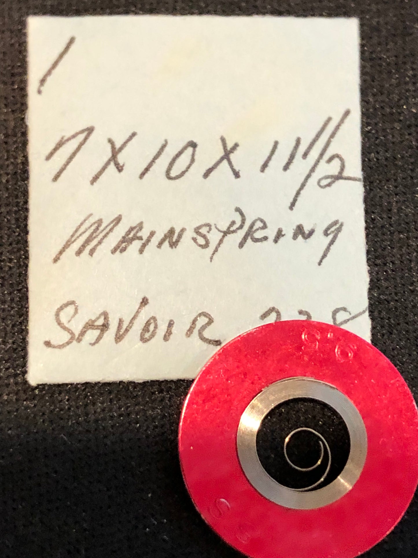 Alloy Mainspring for H. Savoie (Lorsa) caliber 236 to 238