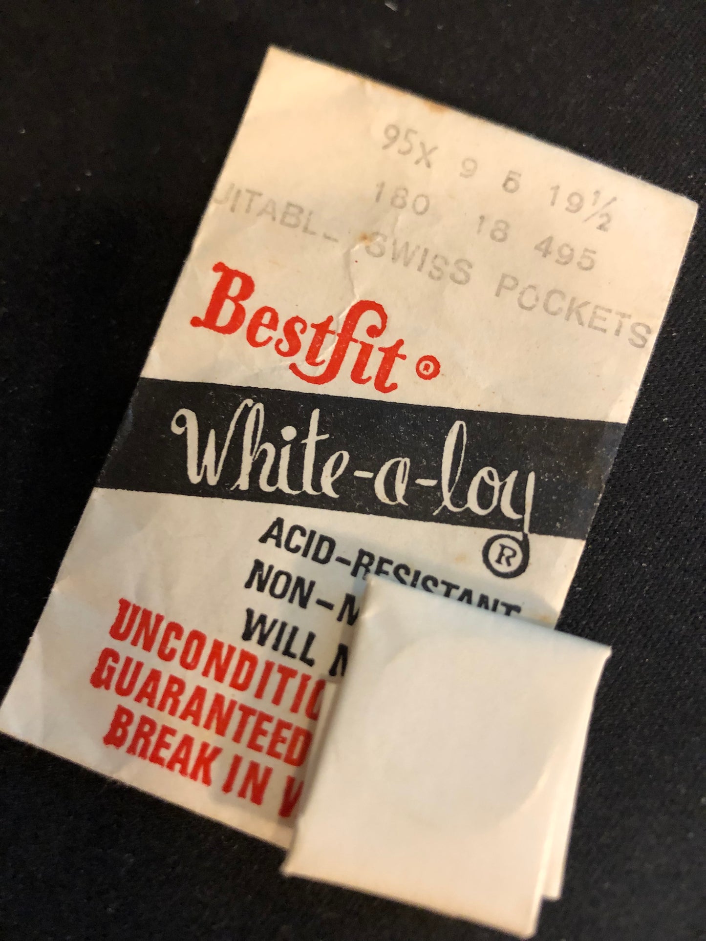 BESTFIT Mainspring 95X for Tavannes 719, 758, 769, 777 Pocket Watch - Alloy