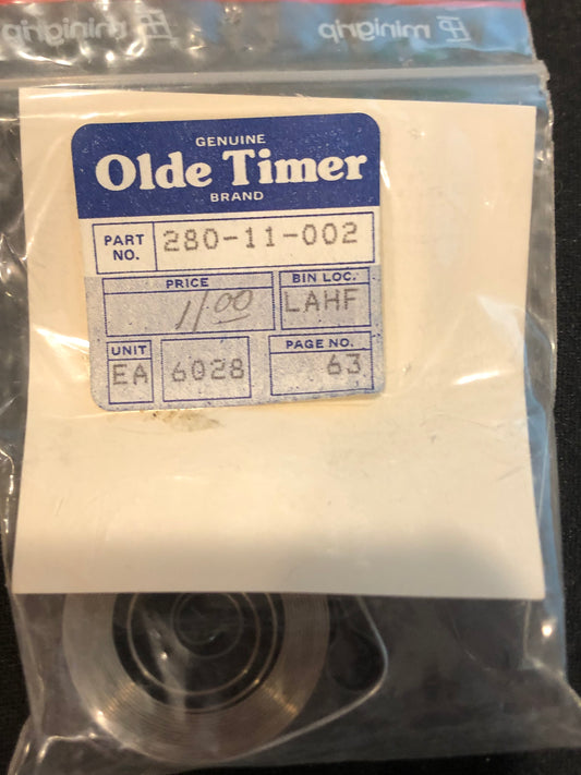 Vigor Loop Clock Mainspring - 7/16" x .018" x 48" Long - CML 110.2