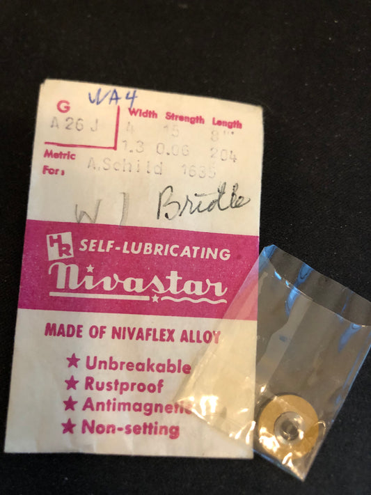 HR Nivastar Mainspring GA26J for A. Schild 1635 Automatic - Alloy