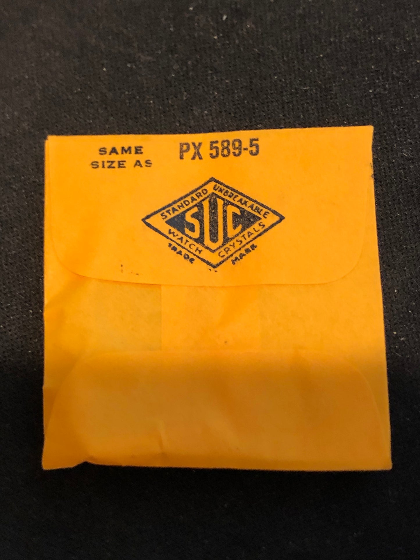 SUC Fancy Crystal JS 398-5 for Waltham - 18.8 x 16.6mm - New