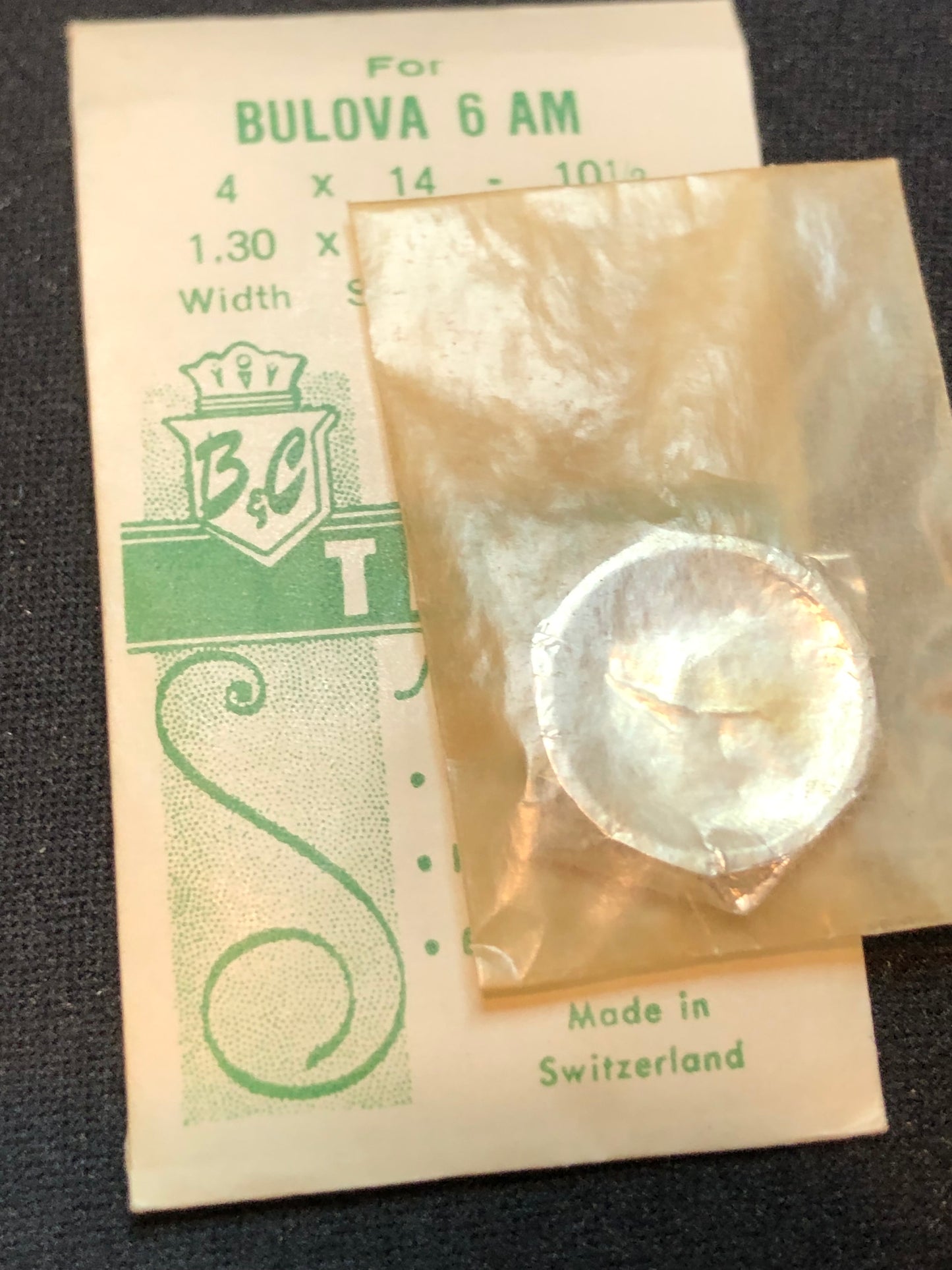 Trufit Mainspring for Bulova caliber 6AM - Steel