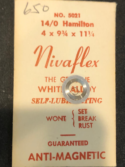 Nivaflex Mainspring for 14/0s Hamilton No. 5021 - Alloy