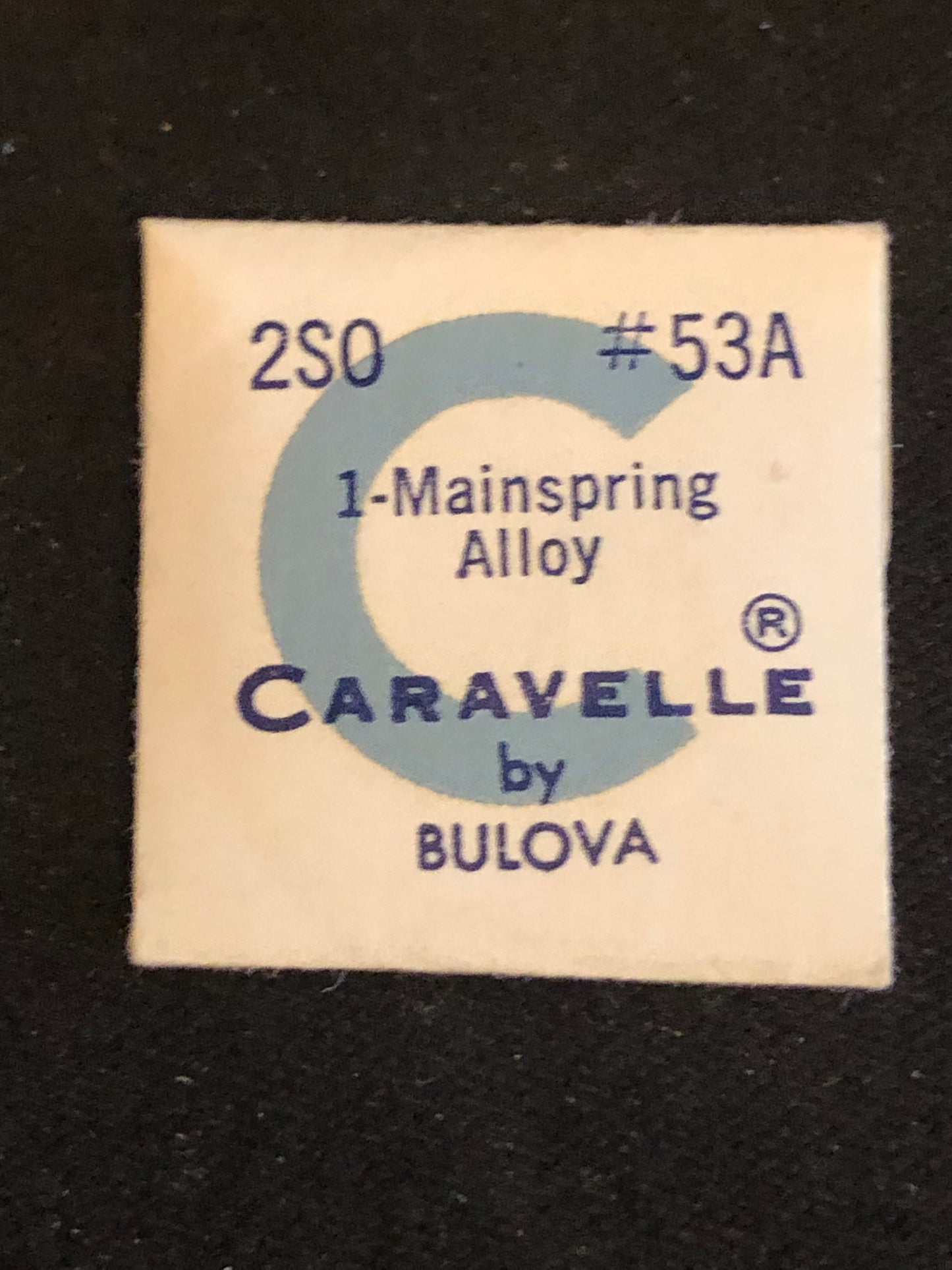 Bulova Factory Mainspring for Caravelle caliber 2SO - Alloy