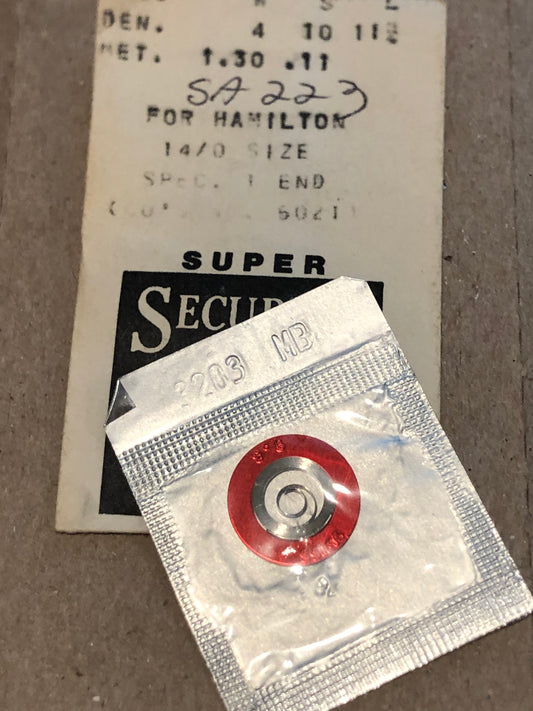 Newall SUPER Security Mainspring #626 for Hamilton 14/0s #5021 / 718440 - Alloy