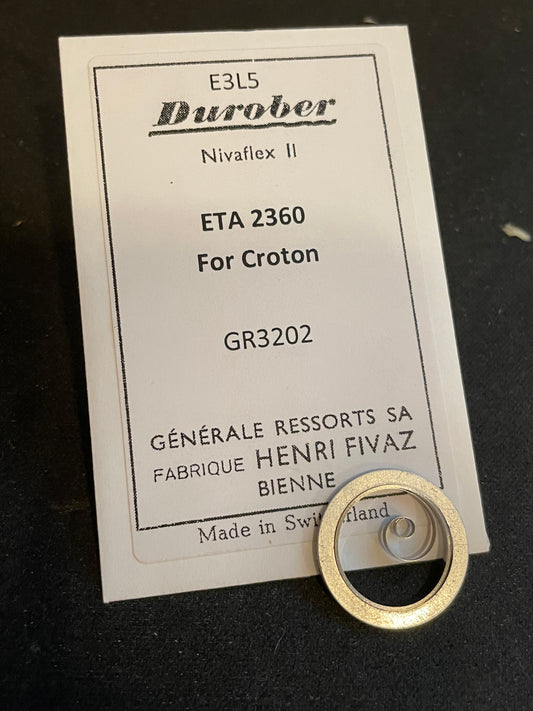 Nivaflex II Mainspring E3L5 for ETA caliber 2360 - Alloy