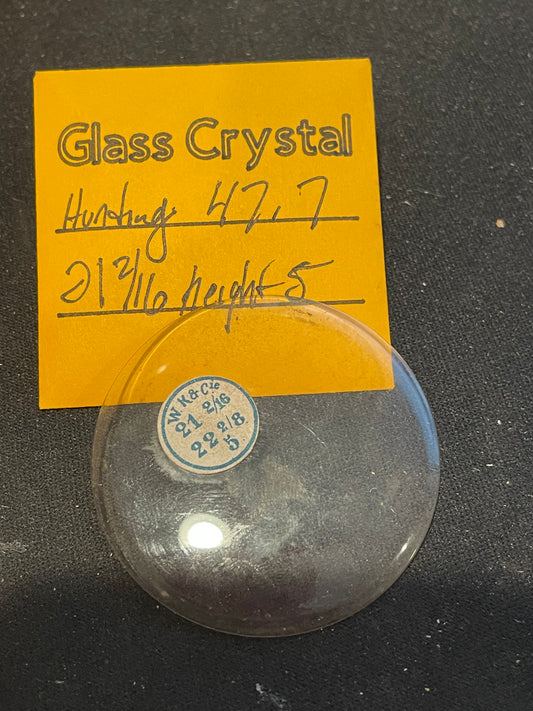 Vintage Glass Hunting Case Watch Crystal 21-2/16 (~47.7mm) - NOS