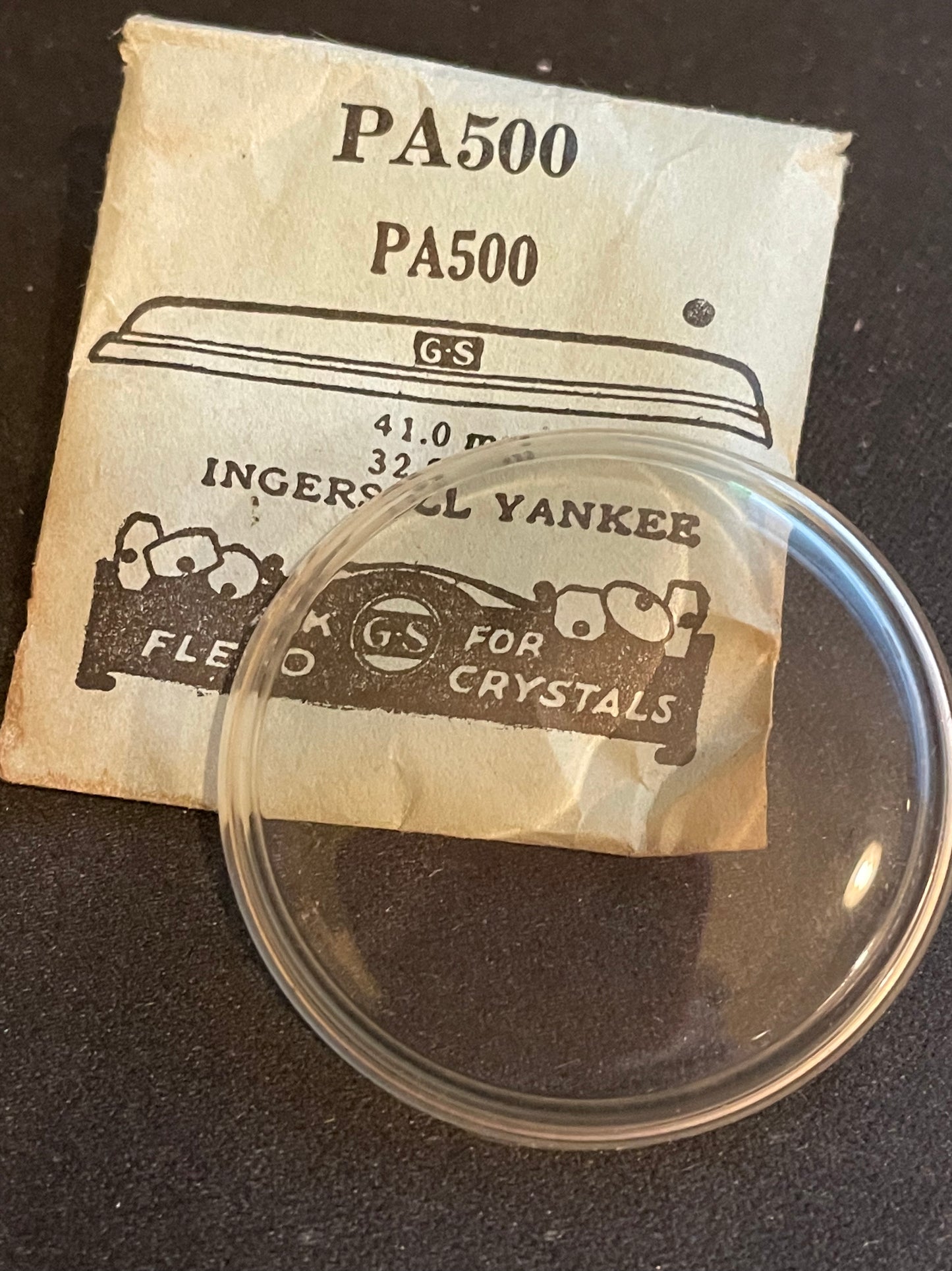 GS PA500 Pocket Watch Crystal 41mm for Ingersoll Yankee- New