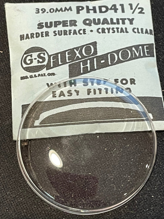 GS Flexo Round HI-DOME Crystal PHD 41½ - 39.0 mm - New
