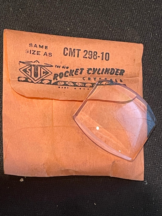 SUC Rocket Crystal RMU 103-15 for Bulova - 22.4 x 20.3mm - New