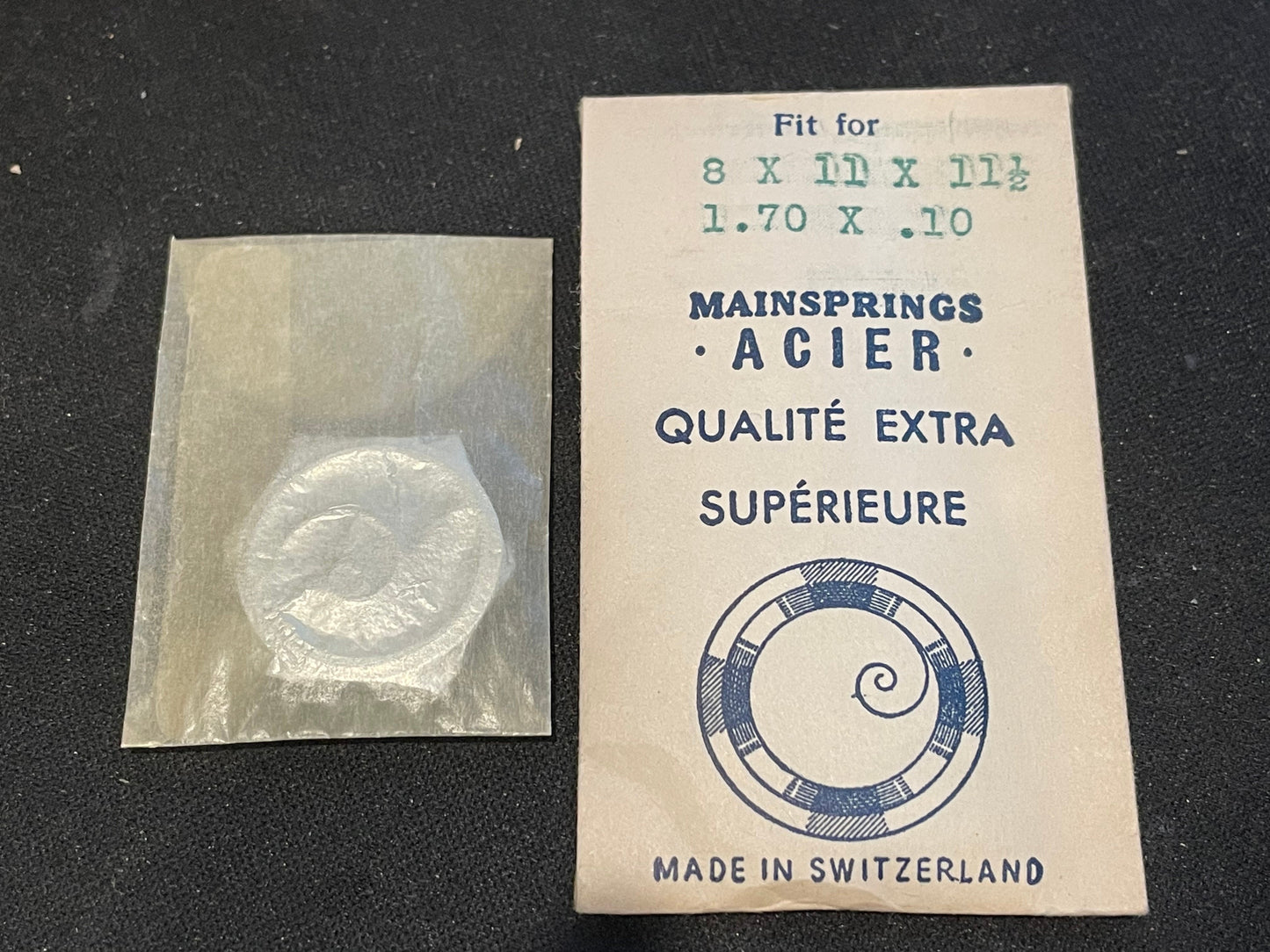 ACIER Mainspring for A.S. calibers 1215, 1216, 1290, 1291, Junghans 80 - Steel