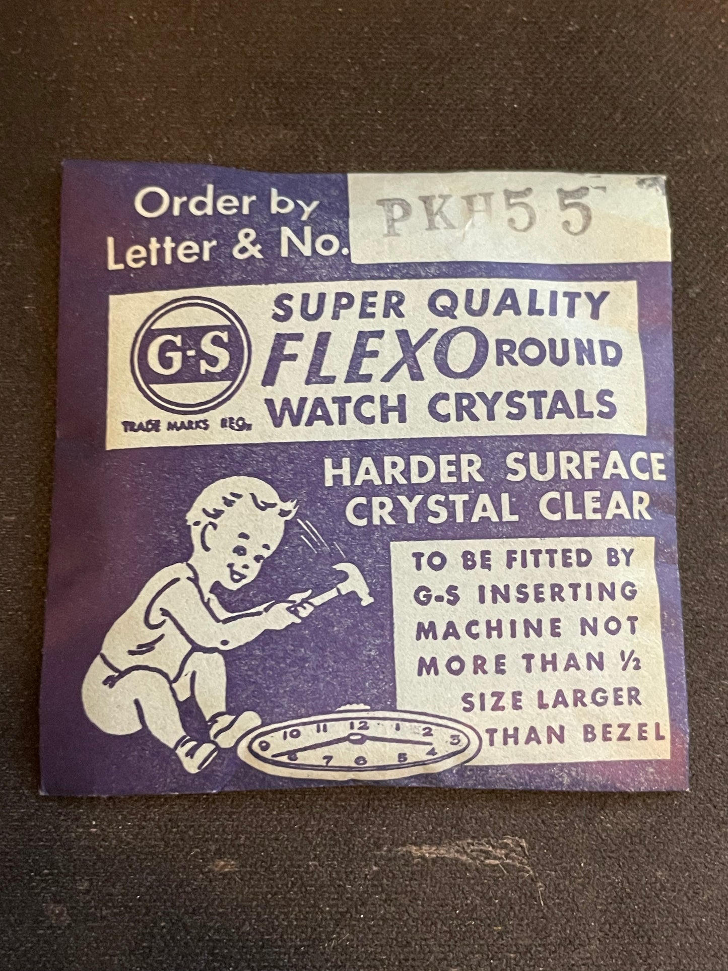 GS PKH55 Pocket Watch Crystal 47.6mm - New