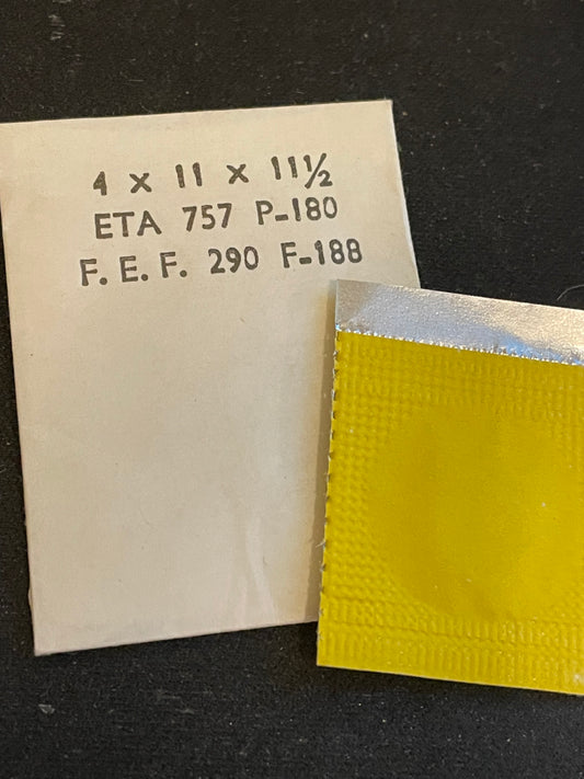 Alloy Mainspring for Fleurier 290, ETA 757, Peseux 180, Felsa 188