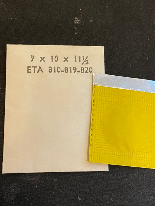 Alloy Mainspring for ETA caliber 810, 819, 820