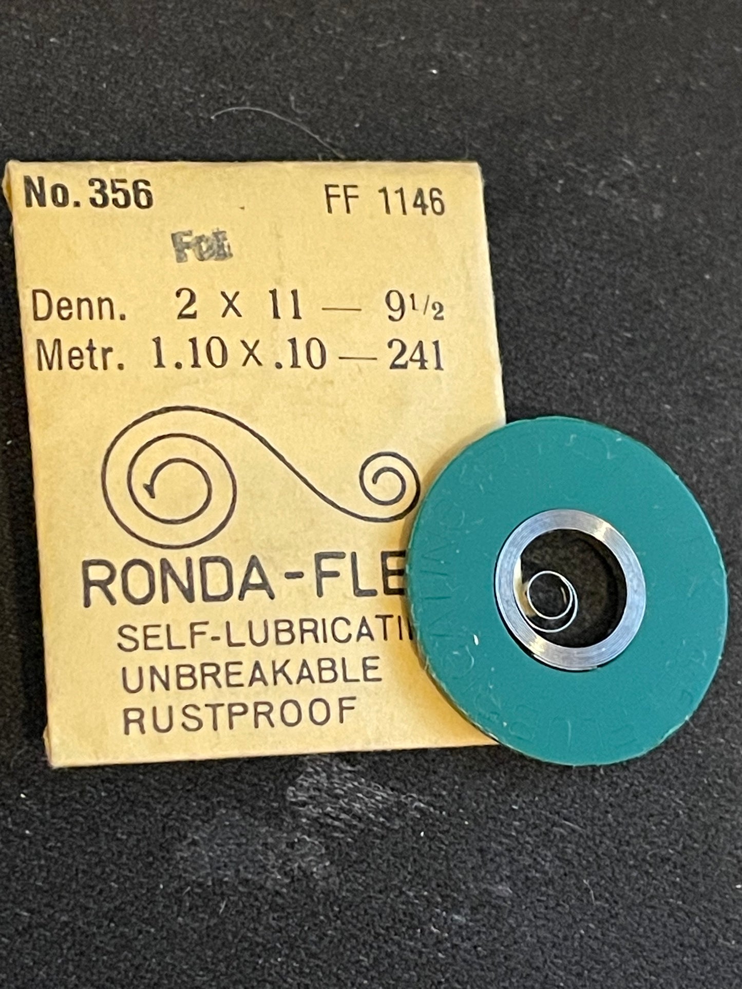 Ronda Mainspring No. 356 for Font caliber 1146 - Alloy