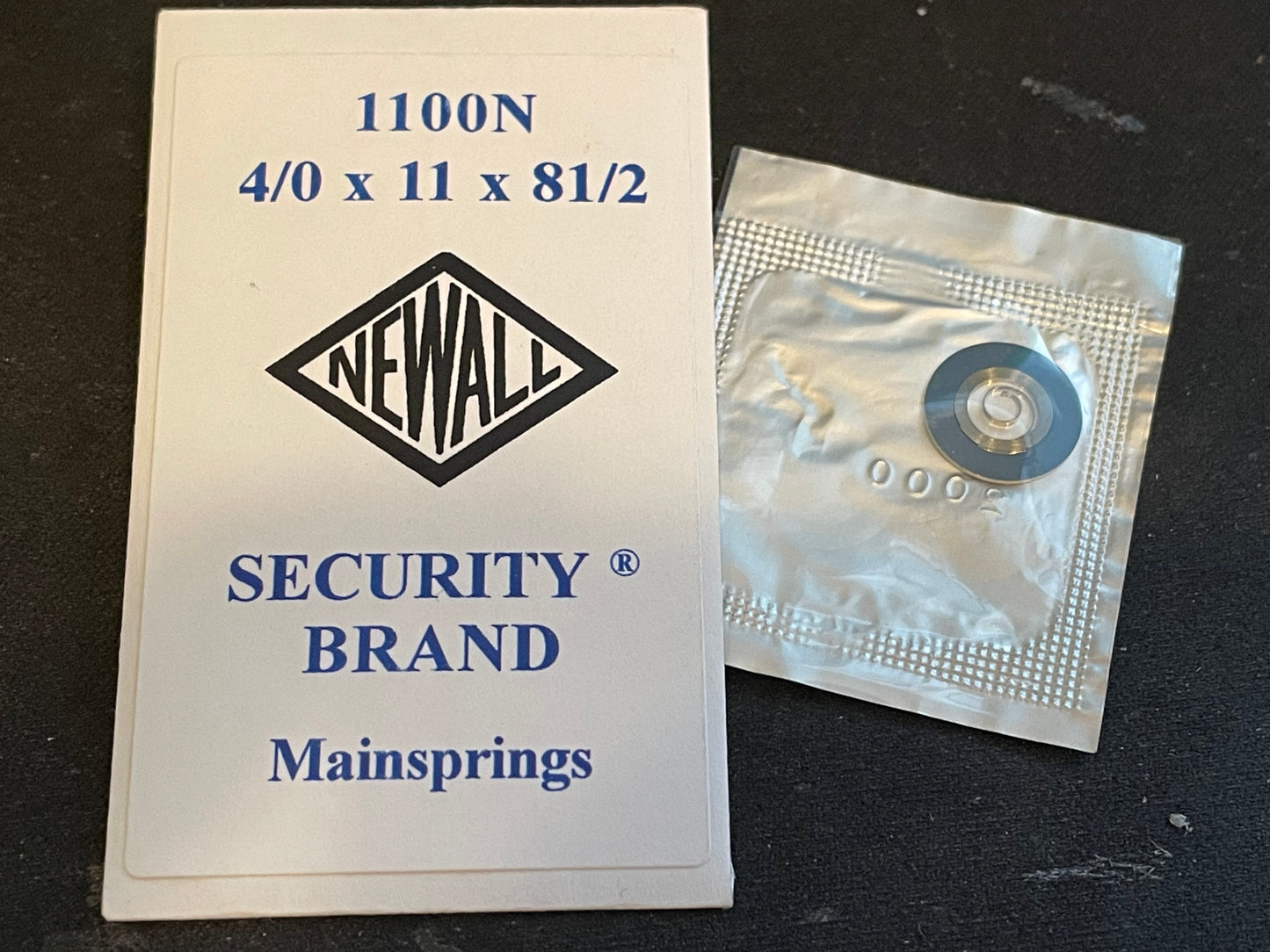 NEWALL Mainspring #1100N for Omega caliber 540 - Alloy