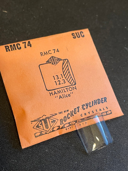 SUC Rocket Crystal RMC 74 for HAMILTON Alice - 13.1 x 12.3mm - New