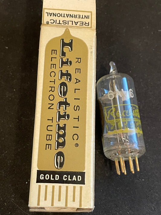 6AV6 Realistic VACUUM TUBE - GUARANTEED