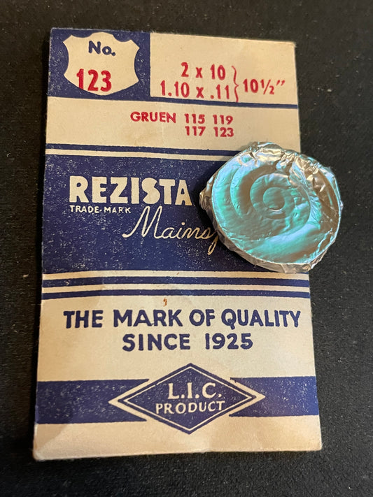 Rezista Mainspring No. 123 for Gruen caliber 115, 117, 119, 123 - Steel