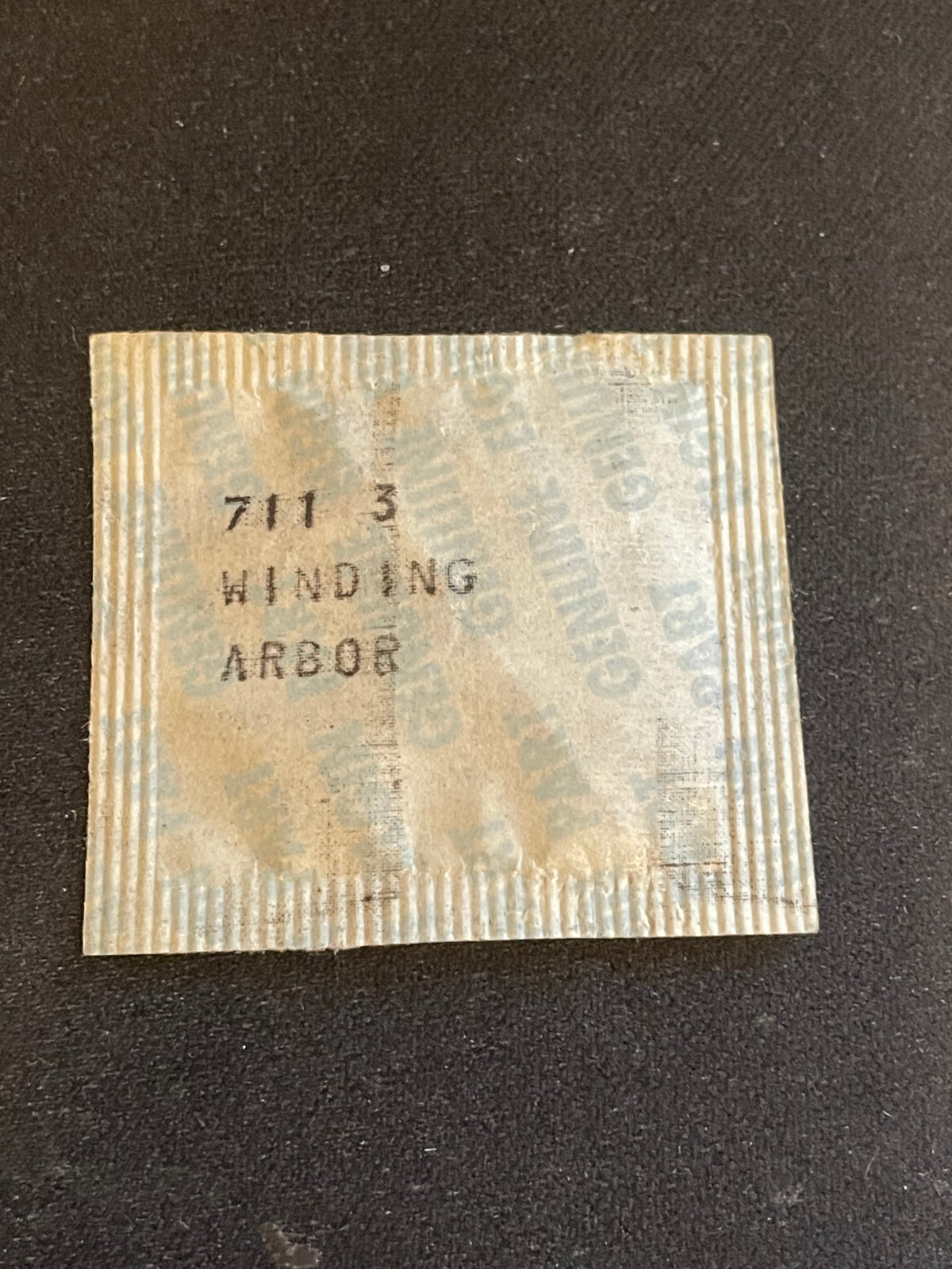 Elgin Factory stem / winding arbor for 13/0s grade 711 thru 719 movements