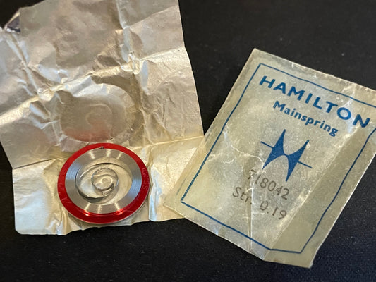 Hamilton Factory Mainspring for 16s 17-21j Factory No. 718042 (317) - Alloy