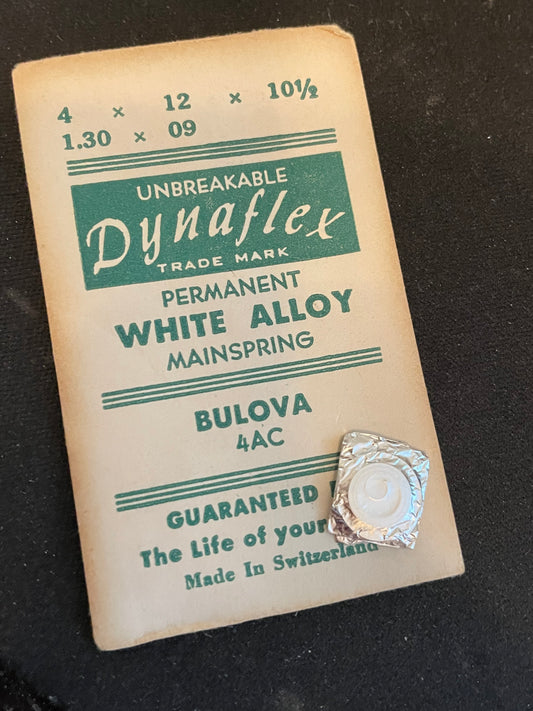 Dynaflex Unbreakable Mainspring for Bulova 4AC - Alloy