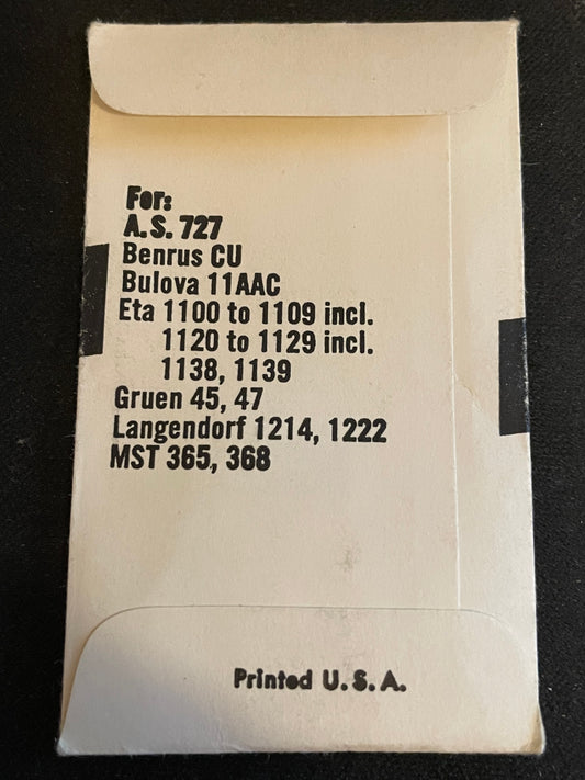 BESTFIT Mainspring 695M for Felsa 465, AS 727, Gruen 45, 47, ETA 1100-1129, Bulova 11AAC - Alloy