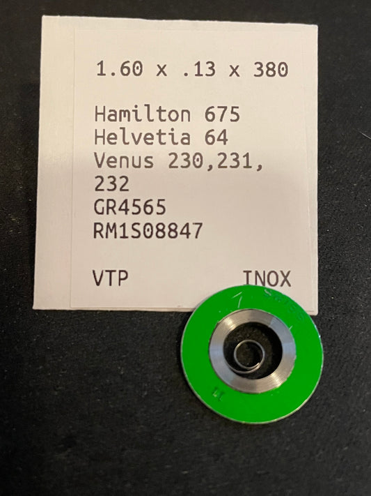 Alloy Mainspring for Hamilton 675, Venus 230, 231, 232, Helvetia 64