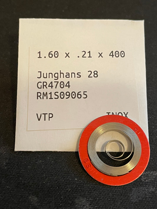 Alloy Mainspring for Junghans caliber 28