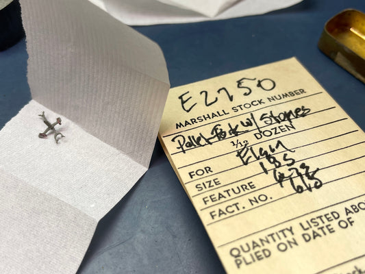 Elgin Factory Pallet Complete, w/ Stones, No. 615 for 18s