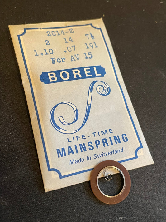 BOREL Mainspring 2014-E for Aurore caliber 15 - Alloy