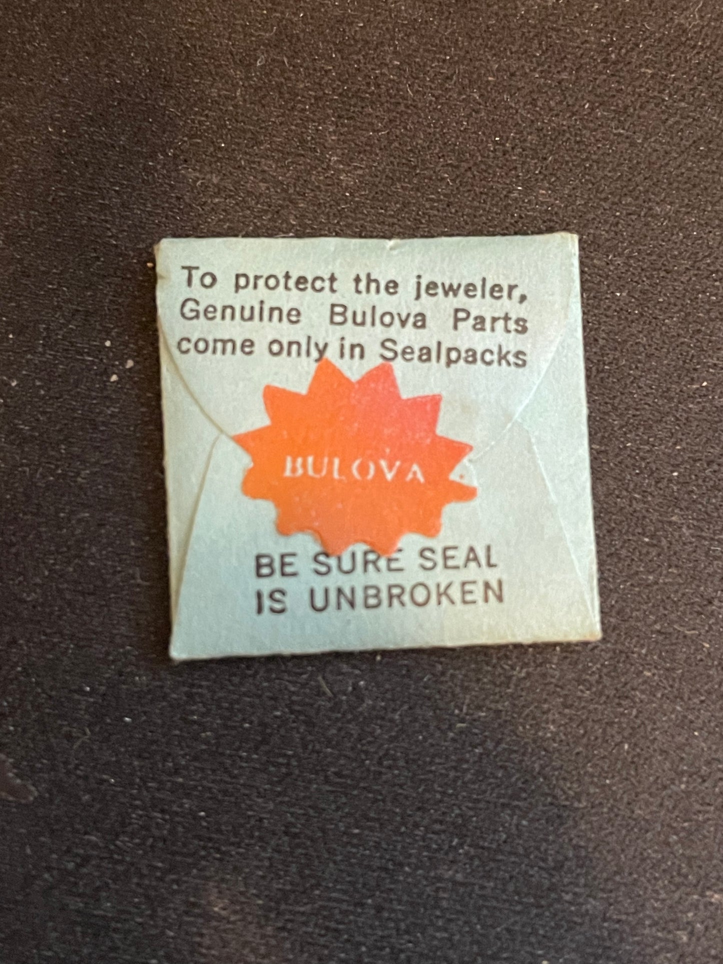 Bulova factory Balance Staff for Wrist Alarm caliber 89 - new