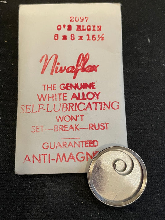 Nivaflex Mainspring for Elgin 0s & 3/0s No. 2097 - Alloy