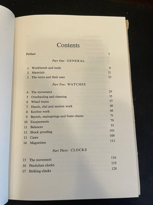 Handbook of Watch & Clock Repairs Revised Edition - H. G. Harris