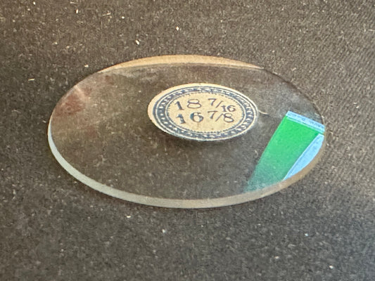 Vintage Beveled Glass Pocket Watch Crystal 18-7/16 (~41.6mm) - NOS